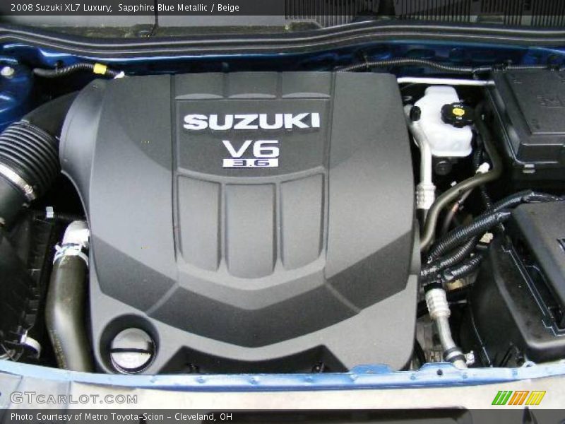 Sapphire Blue Metallic / Beige 2008 Suzuki XL7 Luxury