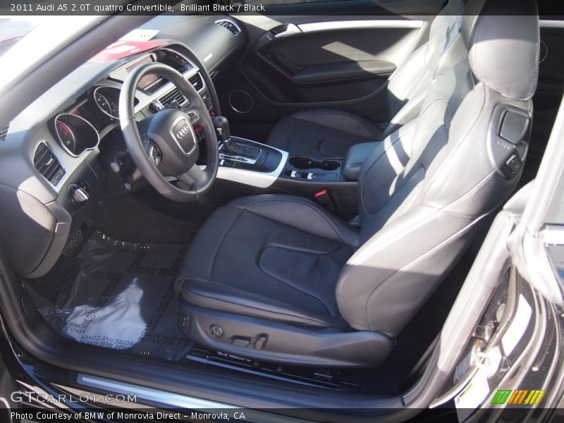 Brilliant Black / Black 2011 Audi A5 2.0T quattro Convertible
