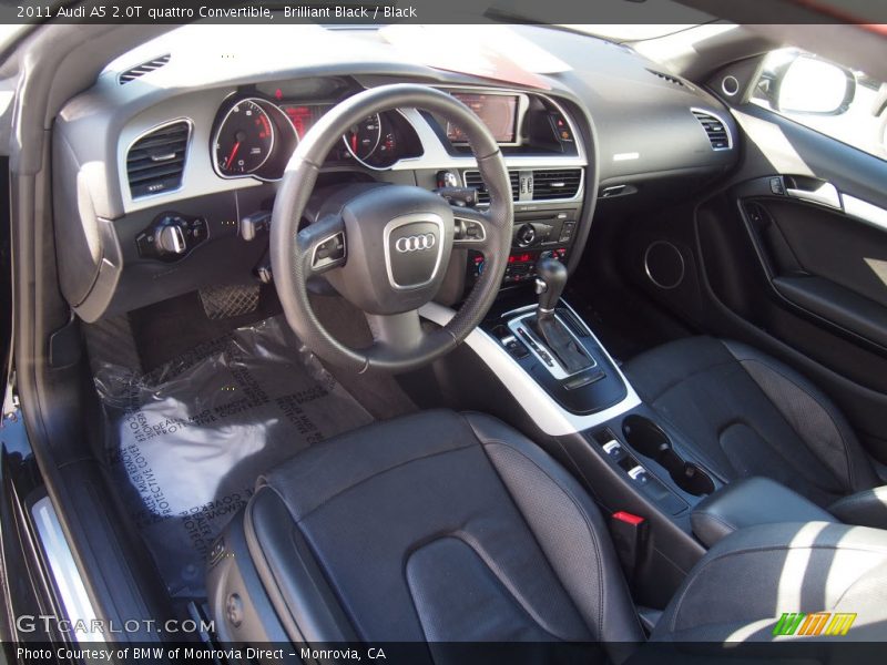 Brilliant Black / Black 2011 Audi A5 2.0T quattro Convertible