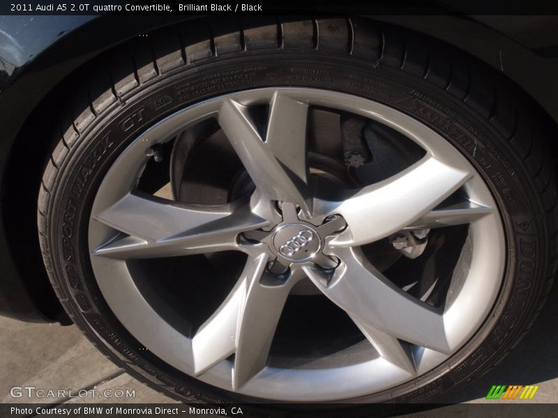 Brilliant Black / Black 2011 Audi A5 2.0T quattro Convertible