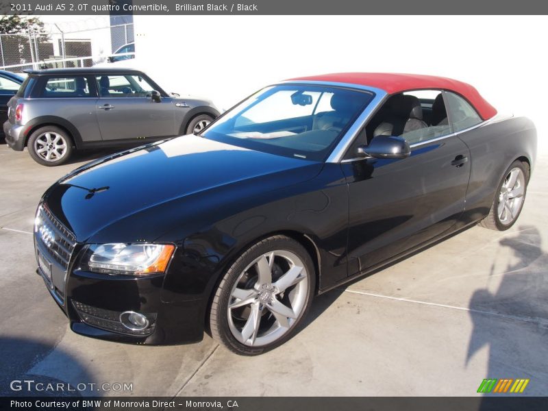 Brilliant Black / Black 2011 Audi A5 2.0T quattro Convertible