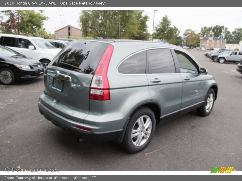 Opal Sage Metallic / Ivory 2010 Honda CR-V EX-L AWD