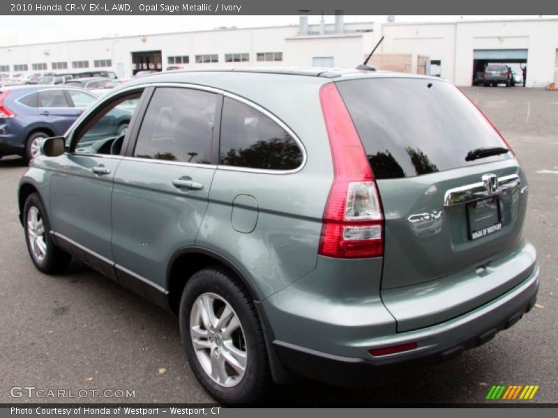 Opal Sage Metallic / Ivory 2010 Honda CR-V EX-L AWD