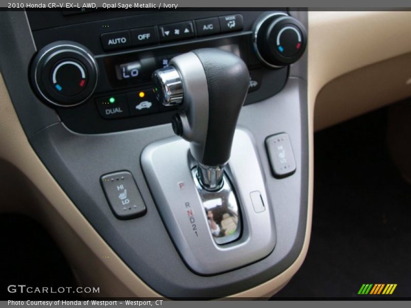 Opal Sage Metallic / Ivory 2010 Honda CR-V EX-L AWD
