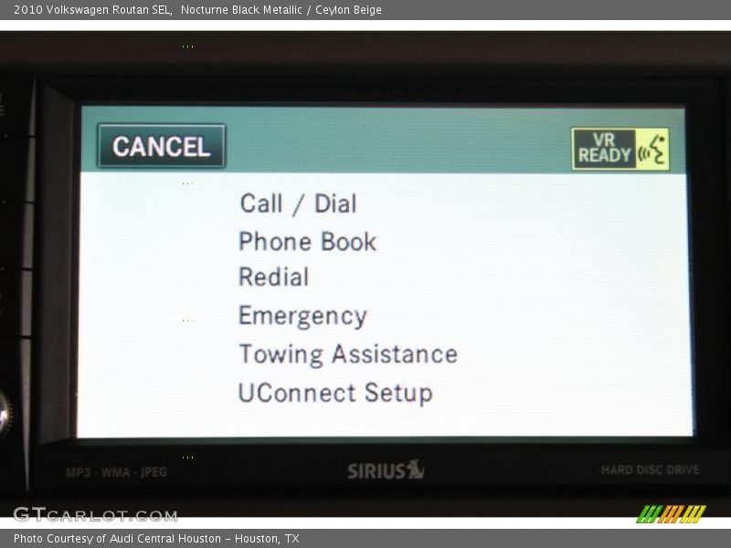 Nocturne Black Metallic / Ceylon Beige 2010 Volkswagen Routan SEL