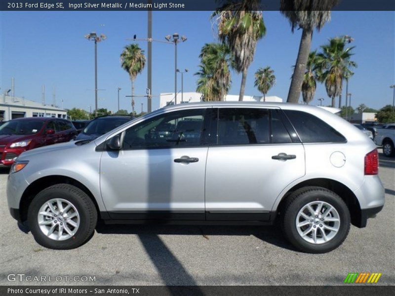 Ingot Silver Metallic / Medium Light Stone 2013 Ford Edge SE