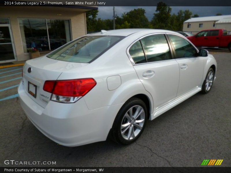 Satin White Pearl / Ivory 2014 Subaru Legacy 2.5i Premium