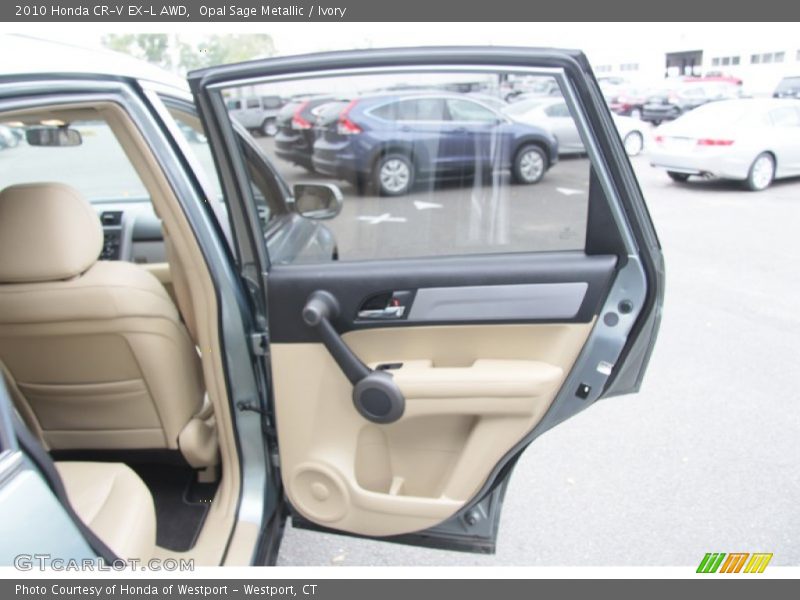 Opal Sage Metallic / Ivory 2010 Honda CR-V EX-L AWD