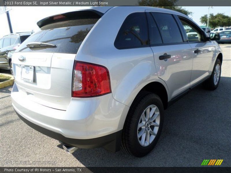 Ingot Silver Metallic / Medium Light Stone 2013 Ford Edge SE