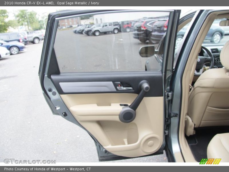Opal Sage Metallic / Ivory 2010 Honda CR-V EX-L AWD