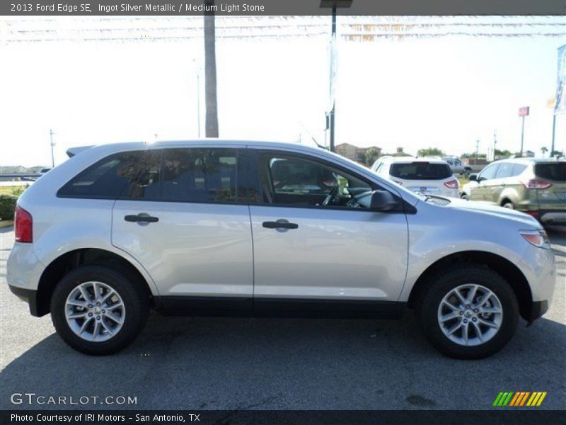 Ingot Silver Metallic / Medium Light Stone 2013 Ford Edge SE