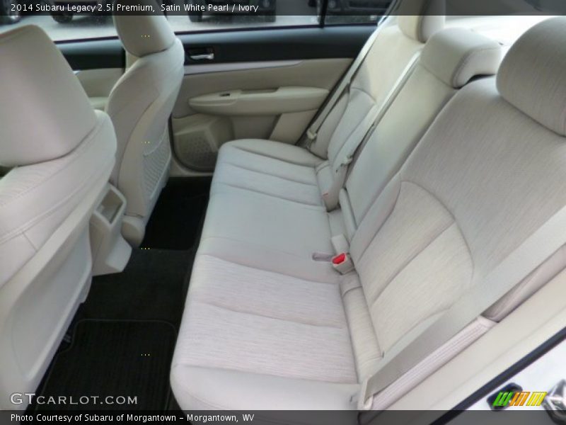 Satin White Pearl / Ivory 2014 Subaru Legacy 2.5i Premium
