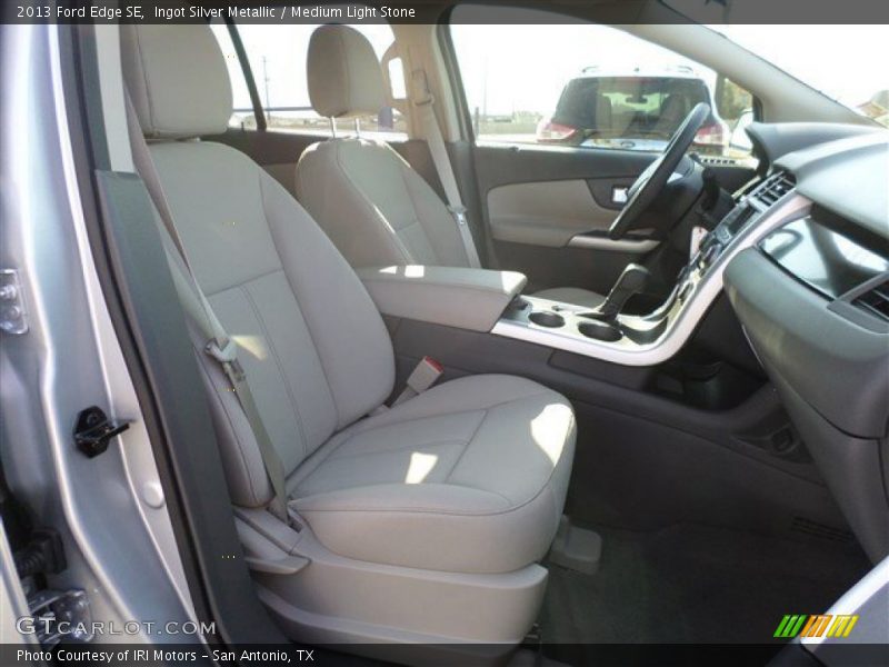Ingot Silver Metallic / Medium Light Stone 2013 Ford Edge SE