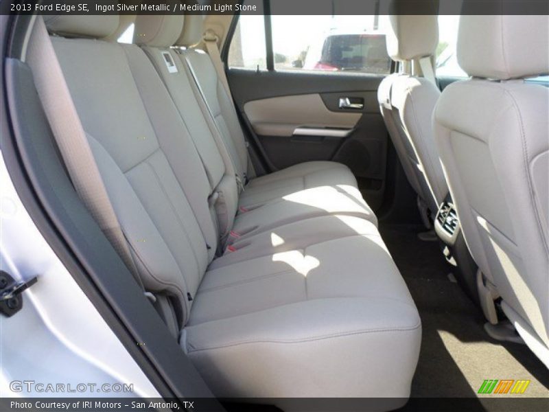Ingot Silver Metallic / Medium Light Stone 2013 Ford Edge SE