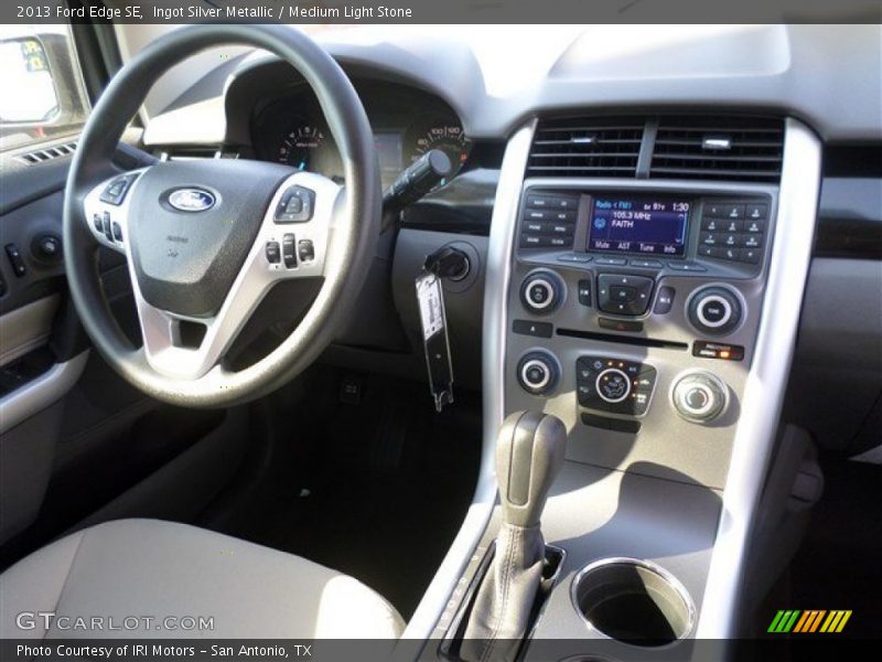 Ingot Silver Metallic / Medium Light Stone 2013 Ford Edge SE
