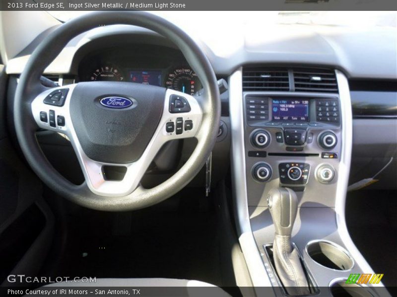 Ingot Silver Metallic / Medium Light Stone 2013 Ford Edge SE