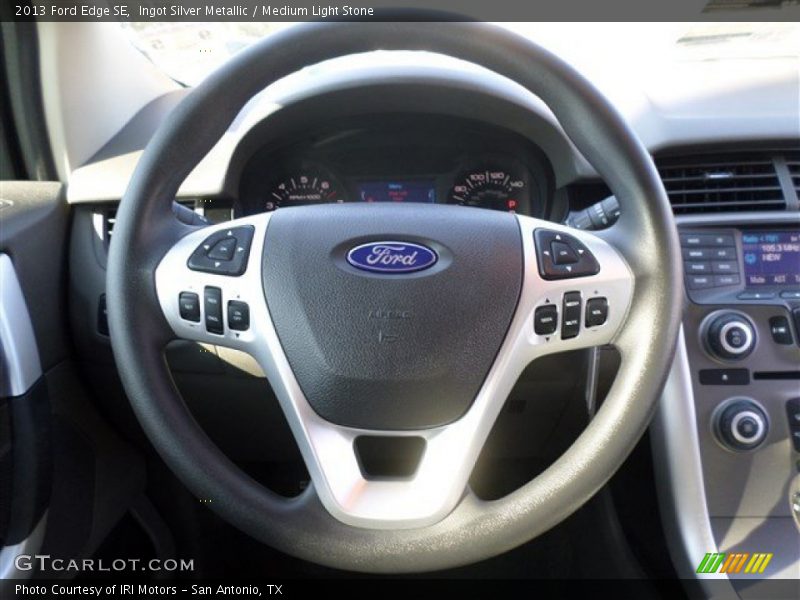 Ingot Silver Metallic / Medium Light Stone 2013 Ford Edge SE