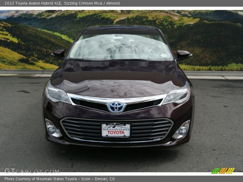 Sizzling Crimson Mica / Almond 2013 Toyota Avalon Hybrid XLE