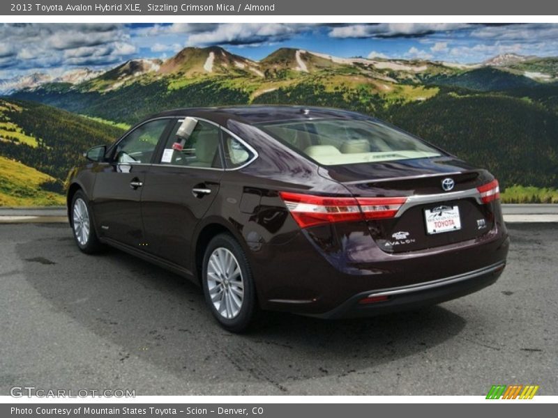 Sizzling Crimson Mica / Almond 2013 Toyota Avalon Hybrid XLE