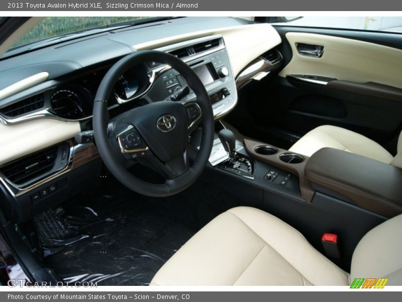 Sizzling Crimson Mica / Almond 2013 Toyota Avalon Hybrid XLE