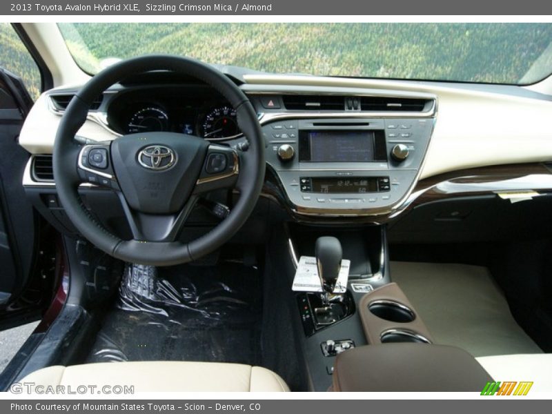 Sizzling Crimson Mica / Almond 2013 Toyota Avalon Hybrid XLE