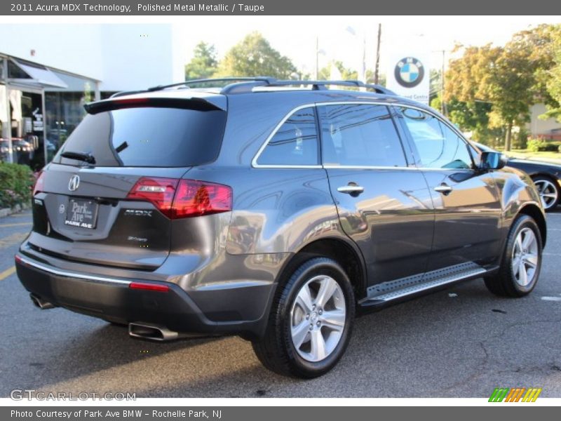 Polished Metal Metallic / Taupe 2011 Acura MDX Technology