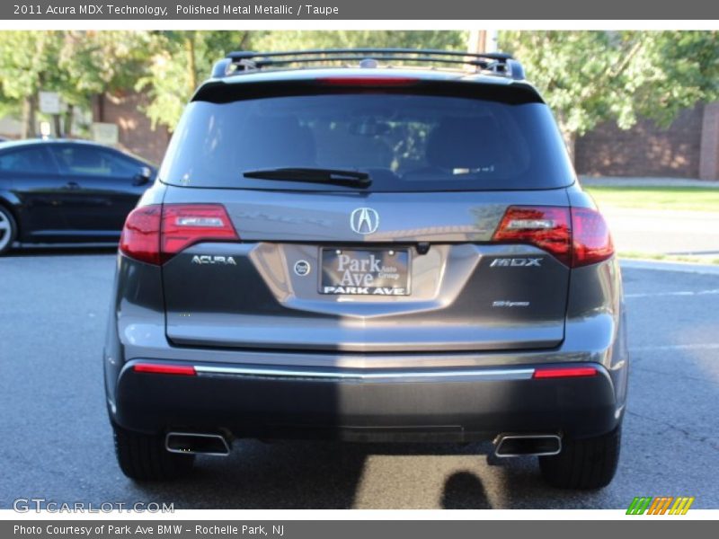 Polished Metal Metallic / Taupe 2011 Acura MDX Technology