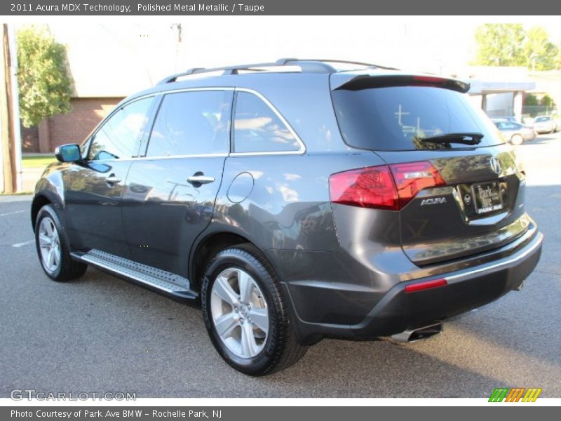 Polished Metal Metallic / Taupe 2011 Acura MDX Technology