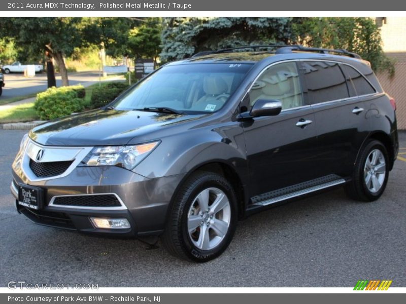 Polished Metal Metallic / Taupe 2011 Acura MDX Technology
