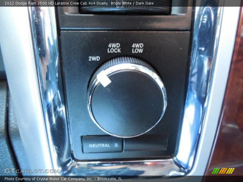 Bright White / Dark Slate 2012 Dodge Ram 3500 HD Laramie Crew Cab 4x4 Dually