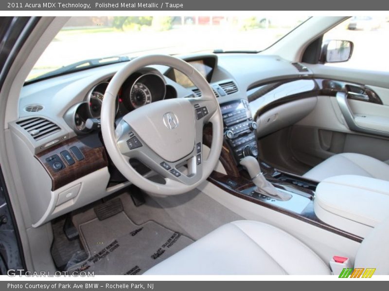 Polished Metal Metallic / Taupe 2011 Acura MDX Technology