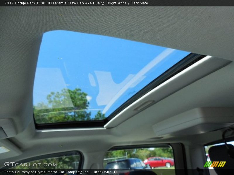 Bright White / Dark Slate 2012 Dodge Ram 3500 HD Laramie Crew Cab 4x4 Dually