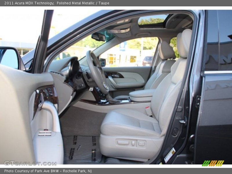 Polished Metal Metallic / Taupe 2011 Acura MDX Technology