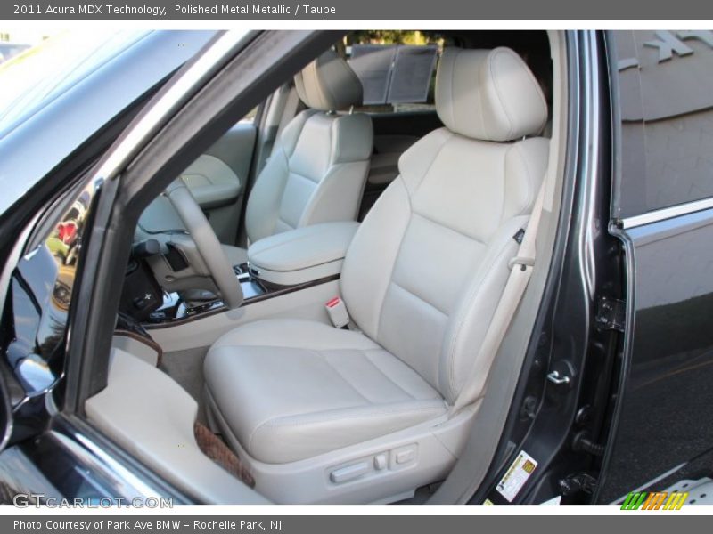Polished Metal Metallic / Taupe 2011 Acura MDX Technology