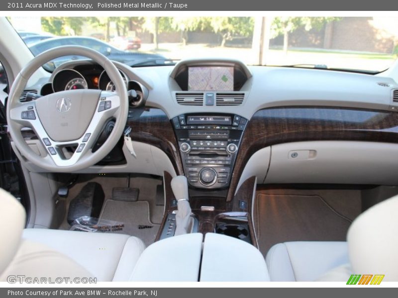 Polished Metal Metallic / Taupe 2011 Acura MDX Technology