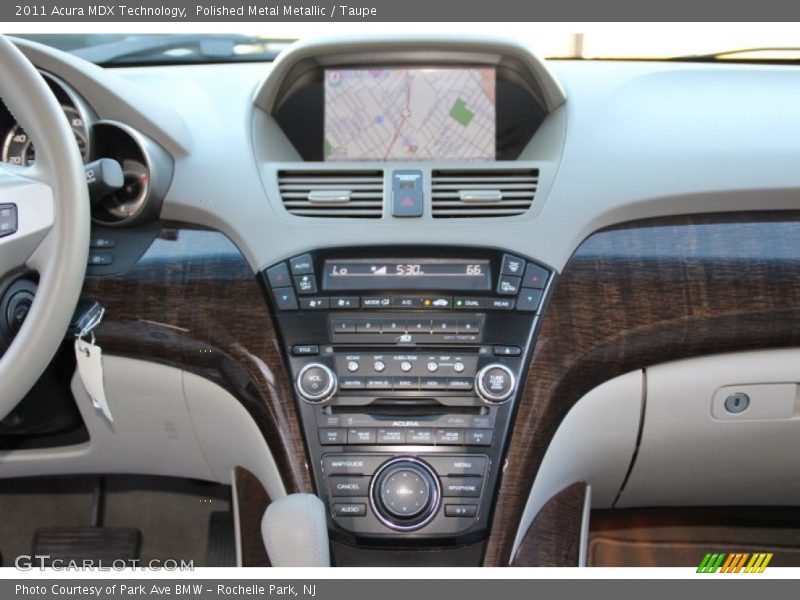 Polished Metal Metallic / Taupe 2011 Acura MDX Technology