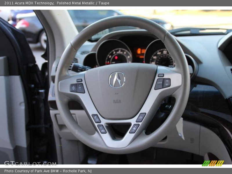 Polished Metal Metallic / Taupe 2011 Acura MDX Technology
