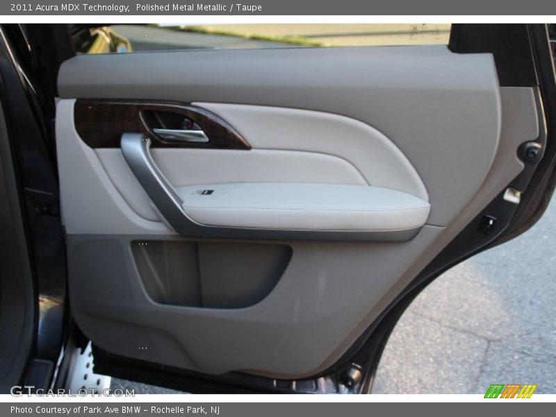 Polished Metal Metallic / Taupe 2011 Acura MDX Technology