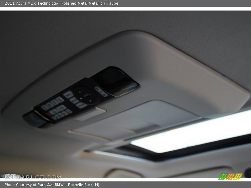 Polished Metal Metallic / Taupe 2011 Acura MDX Technology