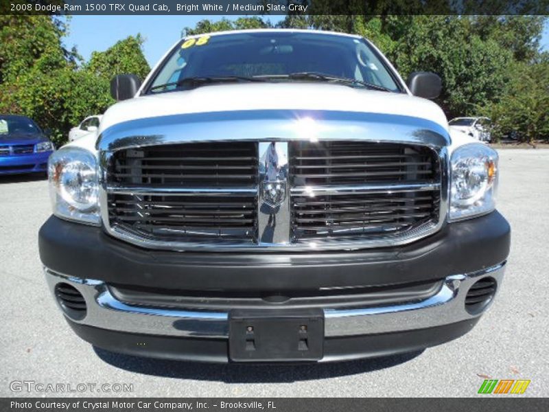 Bright White / Medium Slate Gray 2008 Dodge Ram 1500 TRX Quad Cab