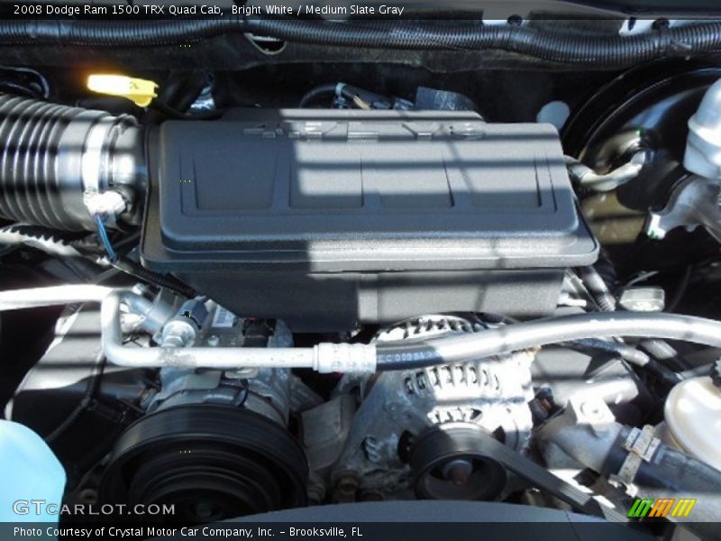 Bright White / Medium Slate Gray 2008 Dodge Ram 1500 TRX Quad Cab