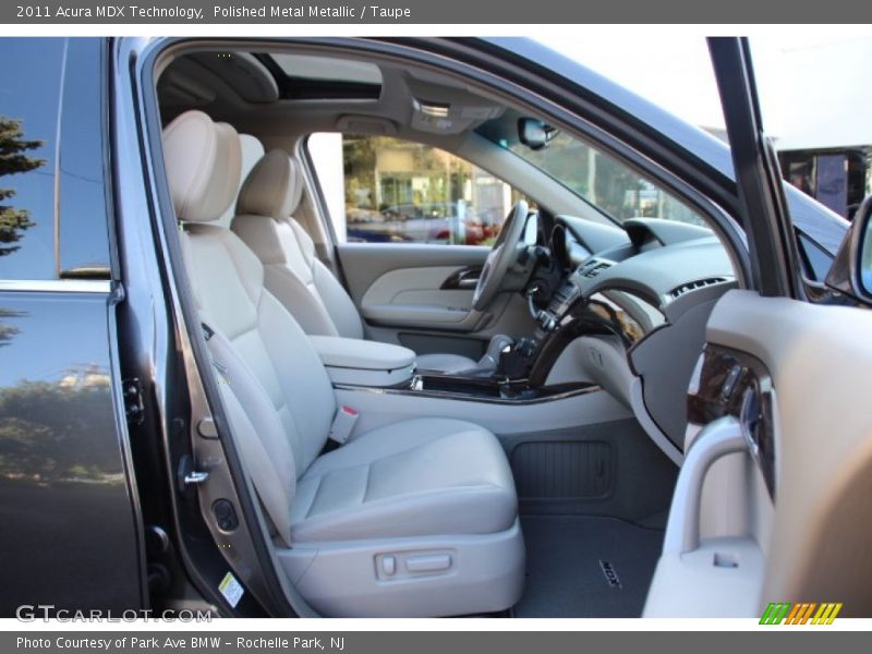 Polished Metal Metallic / Taupe 2011 Acura MDX Technology