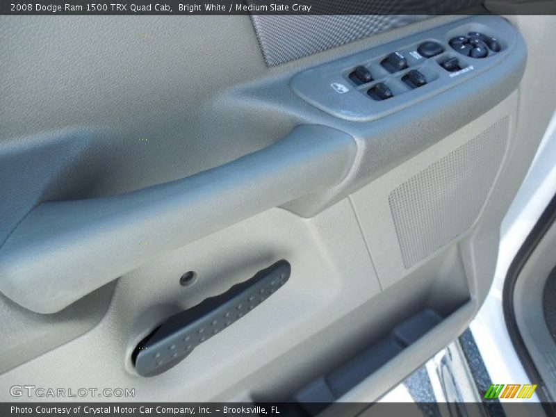 Bright White / Medium Slate Gray 2008 Dodge Ram 1500 TRX Quad Cab