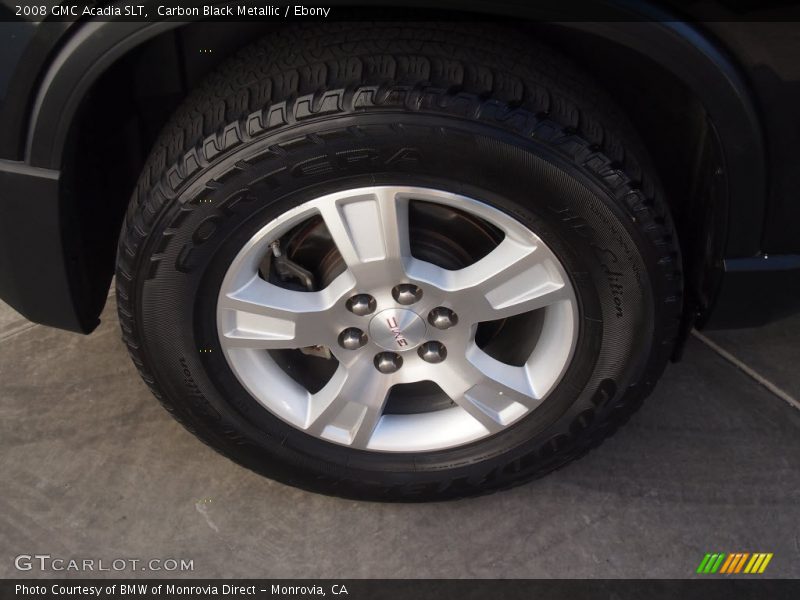 Carbon Black Metallic / Ebony 2008 GMC Acadia SLT