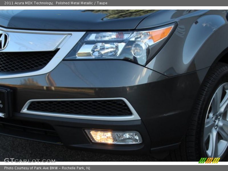 Polished Metal Metallic / Taupe 2011 Acura MDX Technology