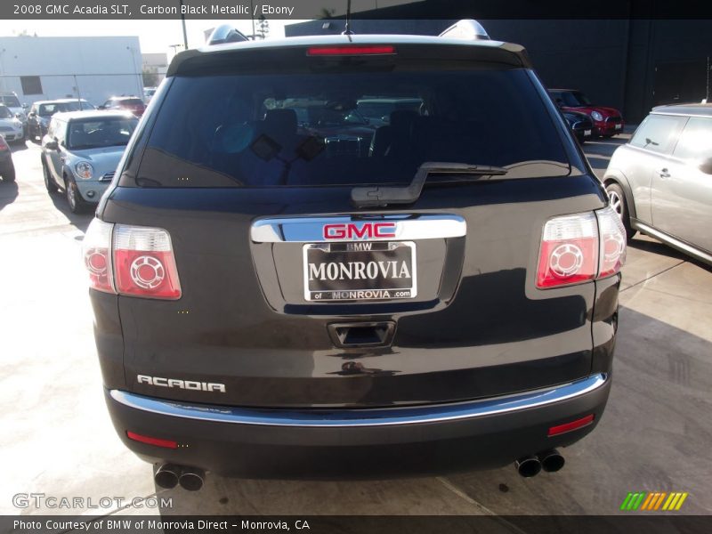 Carbon Black Metallic / Ebony 2008 GMC Acadia SLT