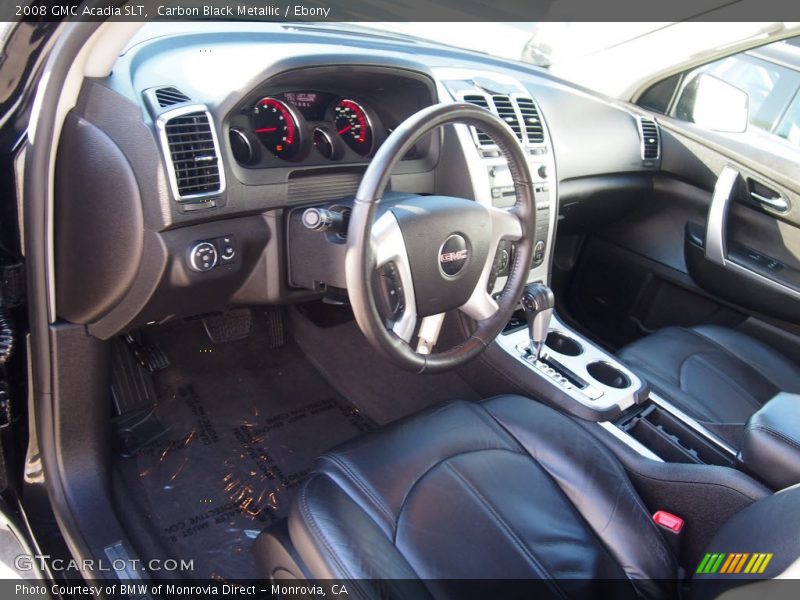 Carbon Black Metallic / Ebony 2008 GMC Acadia SLT