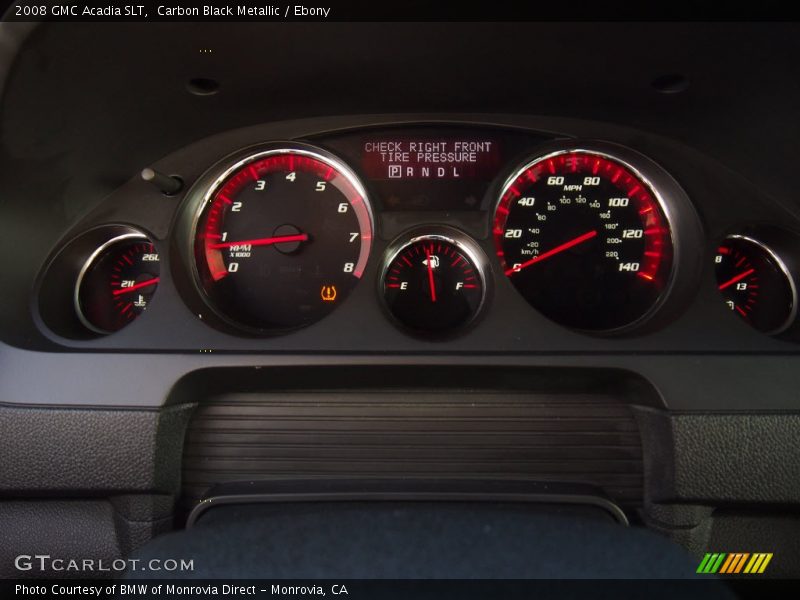 Carbon Black Metallic / Ebony 2008 GMC Acadia SLT