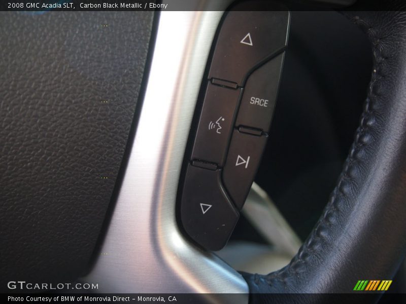 Carbon Black Metallic / Ebony 2008 GMC Acadia SLT