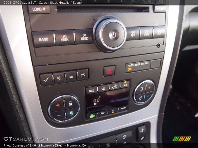 Carbon Black Metallic / Ebony 2008 GMC Acadia SLT